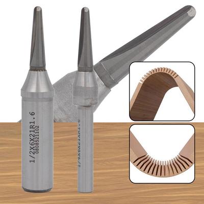 1/2Pcs 6.35/12.75mm Woodworking Milling Cutter TCT Grooving Cutter Precision V-Shaped Tool For Wood Bending For Wood Bending