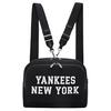 New MLB New York Yankees Polyester Backpack Regular Unisex Black 3ABKM044N-50BKS