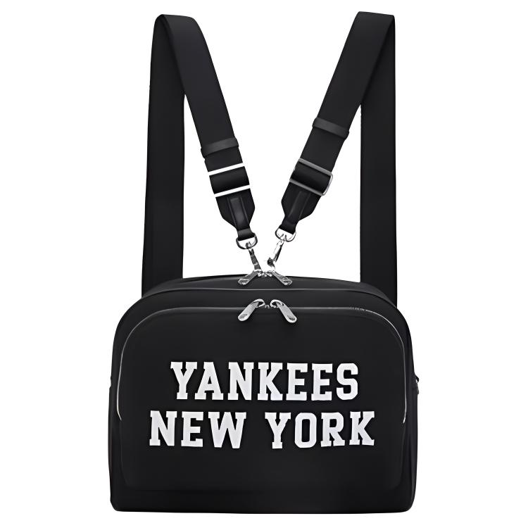 New MLB New York Yankees Polyester Backpack Regular Unisex Black 3ABKM044N-50BKS