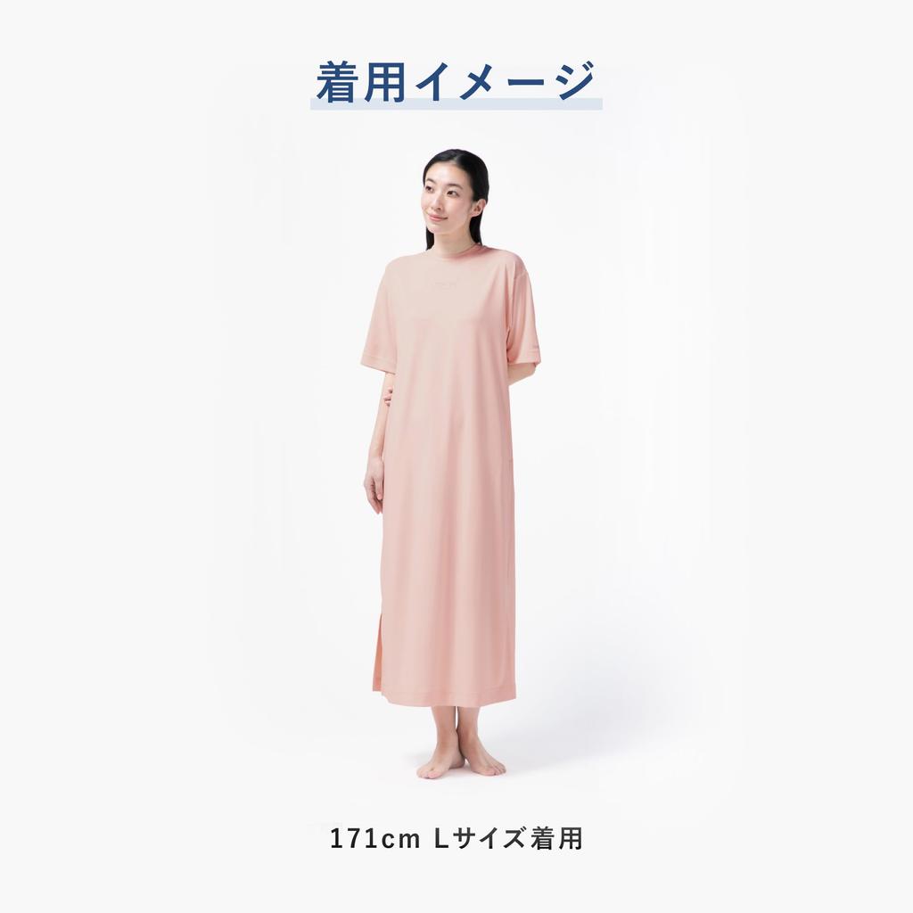 BAKUNE Dry Tunic General Medical Device Recovery Wear One Piece Pink L [TENTIAL] Women's Women's