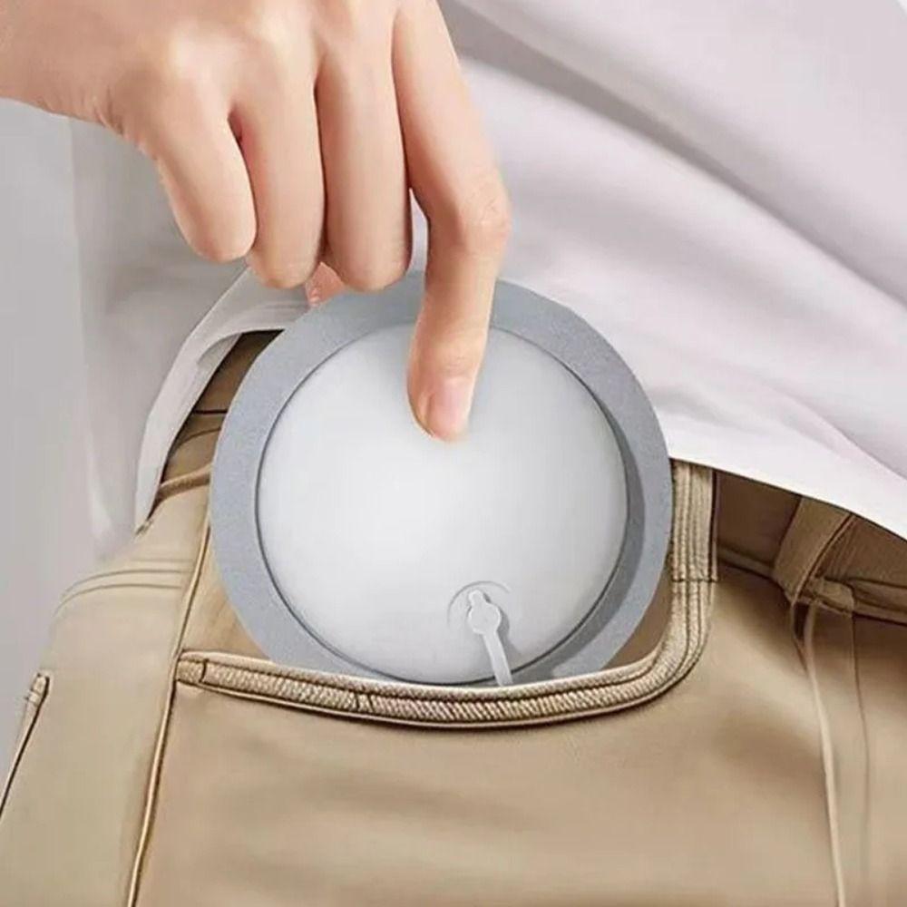 Press-to-Inflate Portable Foot Rest Plush Fabric Air Seat Cushion Under Desk