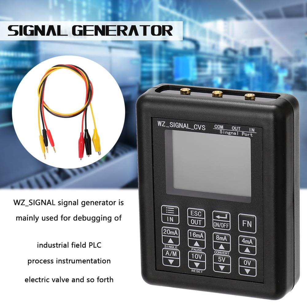 Hochpräziser einstellbarer Strom-Spannungs-Analogsimulator 0-10V 4-20mA Signalgeneratorquellen