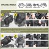Rhinowalk Engine Guard Bag, Motorcycle Side Bag, Waterproof, 6L Capacity, Roll-Top, Belt Attachment, Multifunctional Storage Bag, Easy Installation, S