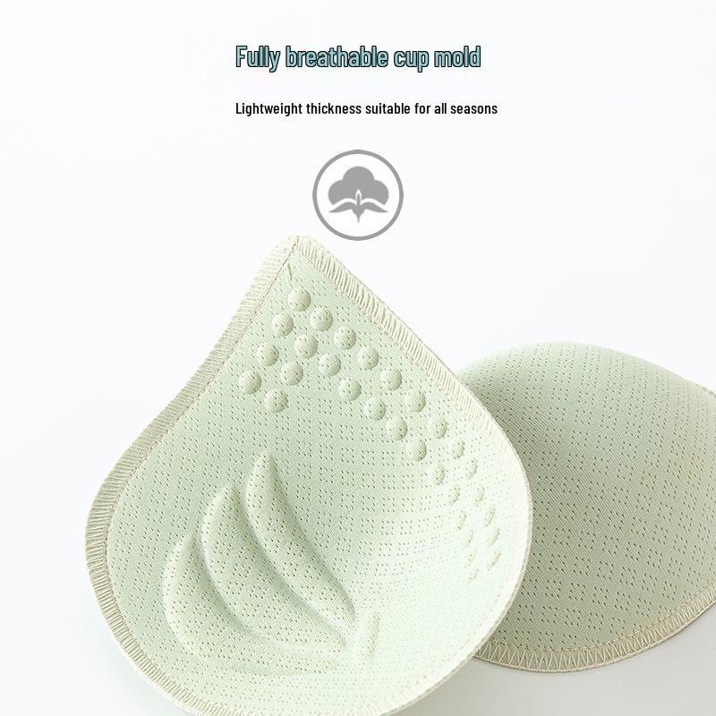 1.6cm Removable Lock-Edge Sponge Pads for Bras, Perfect for Yoga Wear, Swimwear, and Everyday Use.