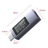 Type-C Cellphone Charging Tester PD Direct Current Voltmeter Power Meter Aluminum Alloy Housing Support 4-30V Voltage 0-12A Current Support Fastchargi