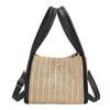 Mori versatile casual shoulder woven women's bag 2025 large-capacity underarm commuter portable straw tote bag