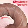 Super Miękki Realistyczny Penis – Duży Silikonowy Dildo z Kulkami 3D, Mocna Przyssawka, Realistyczna Tekstura Skóry, Korek Analny i Waginalny dla Mężczyzn i Kobiet
