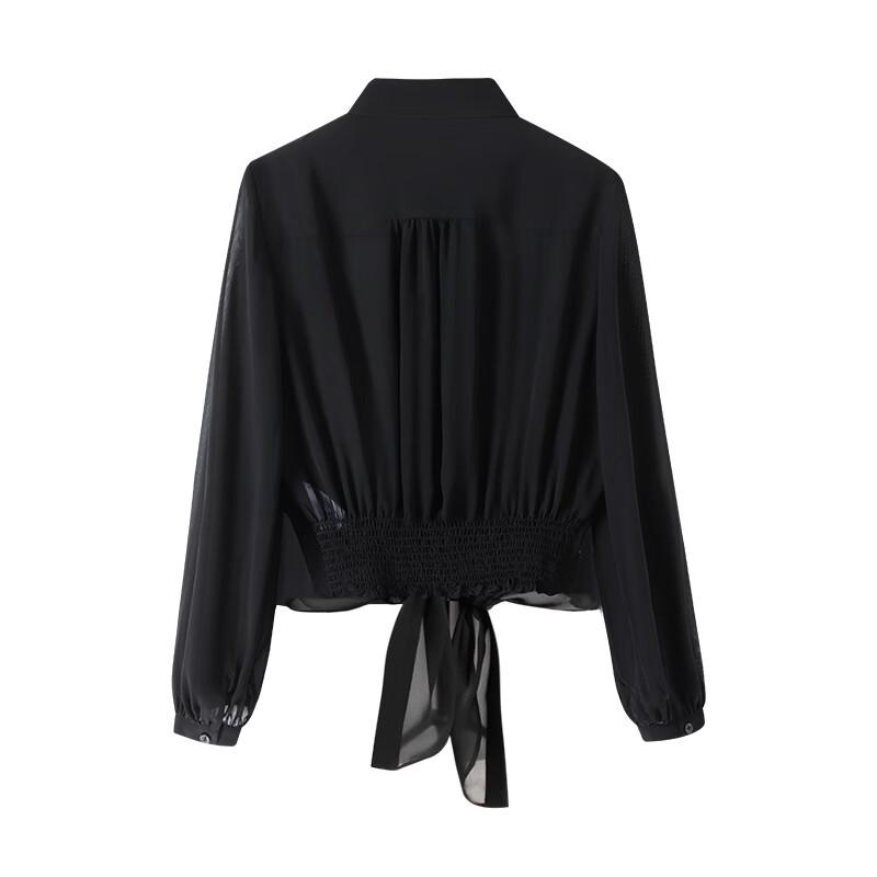 Navigare Women's Lightweight Long-Sleeve Solid Blouse
