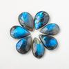 Natural Blue Labradorite Quartz Polished Gemstone Water Drop Ore Moonstone Crystal Palm Stone Home Decoration Healing Gifts