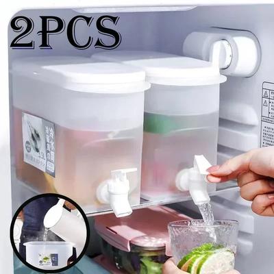 1/2PCS 3.5L Large Capacity Cold Kettle Water Bottle for Refrigerator Special Iced Drinks Iced Beverage Dispenser Universal Tool