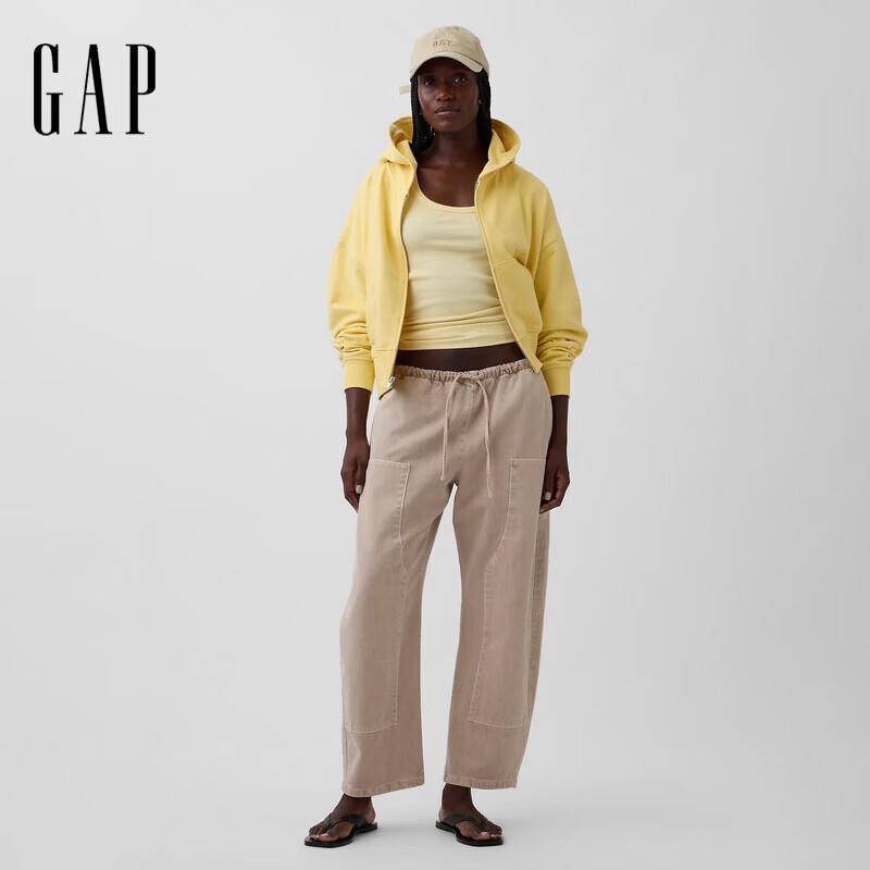 GAP Women's 877638 Loose-Fit Cotton Logger Casual Pants