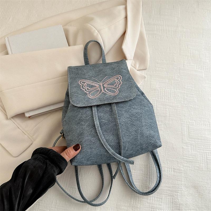 

Ретро модный рюкзак для женщин, повседневный новый стиль, индивидуальный, модный и красивый, текстура, рюкзак на одно плечо