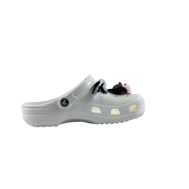 Crocs Classic clog EVA Fashion and Versatile Comfortable Casual Classic Beach Hole Shoes Unisex White