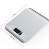 Kitchen Scale,Greater Goods Gray Food Scale,Digital Display Show Weight in Grams,Ounces,Milliliters,and Stainless Steel Platform