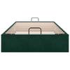 Ottoman Bed Without Mattress Dark Green 90 X 200 Cm Velvet