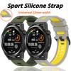22mm Sport Silicone Strap For HUAWEI WATCH GT Runner/GT3 46MM/GT 2e GT2 Pro Smartwatch Wrist Band Bracelet Wrist Accessorie