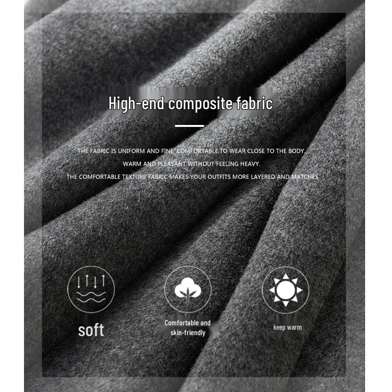 Puyuan 2025 Wool Blend Wide-Leg Knit Drawstring Pants for Women