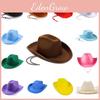 White Cowboy Hat Craft Felt Hat With Sewing For Party Costumes