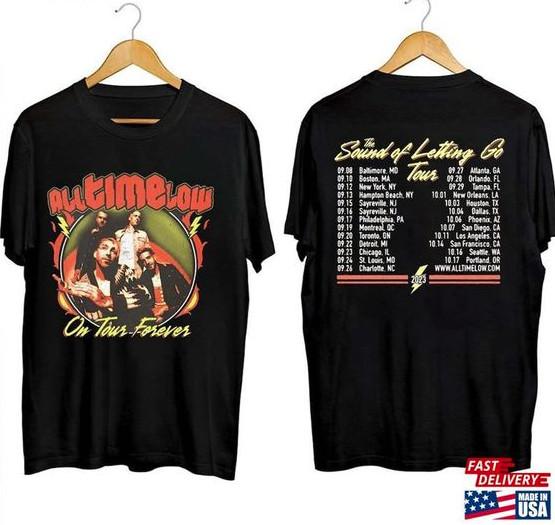 

T-shirt Fan Shirt All Time Low - The Sound Of Letting Go Tour Design 2XL