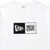 New Era 14121907 Bomull Box Logo Vit Svart XL Kortärmad T-shirt