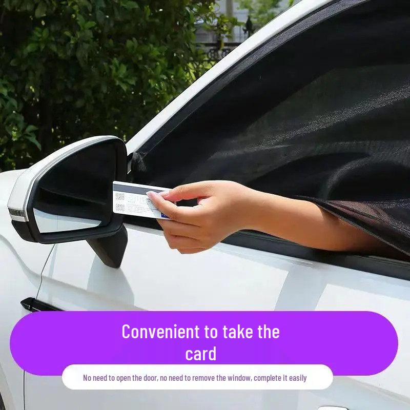 Car Window Anti-Mosquito Sunshade: Sun Protection & Heat Insulation Screen.