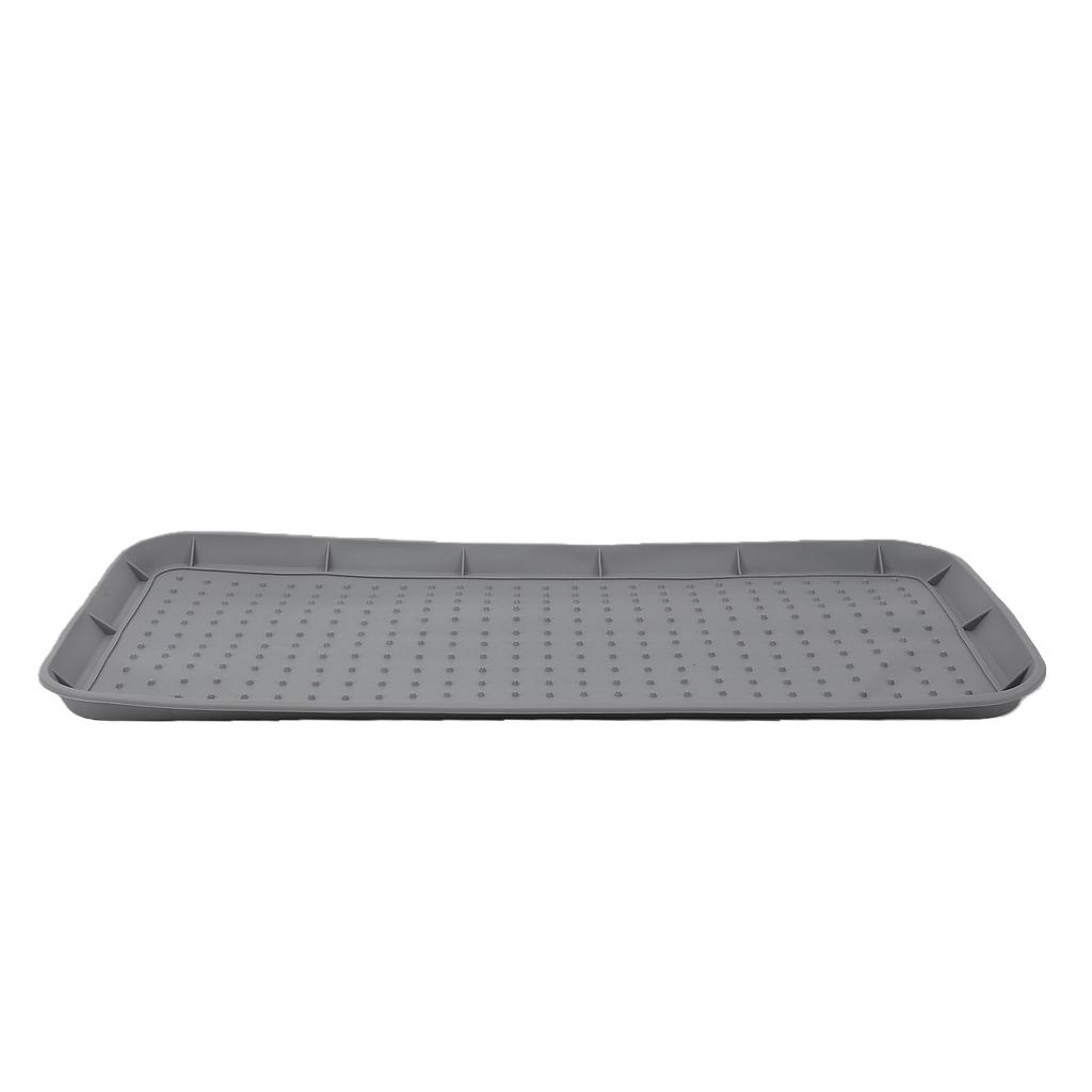 Silicone Shoe Tray with Lip Non Slip Heavy Duty Boot Mat   for Front Door Entryway Indoor Outdoor Use