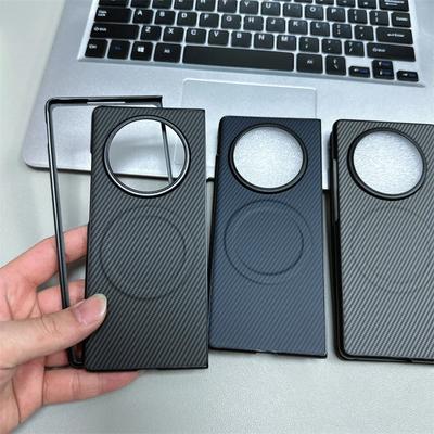 High Quality Hard Carbon Fiber Thin Phone Case for VIVO X Fold 5 Magnetic Wireless Charging Slim Shockproof Protect Back Cover