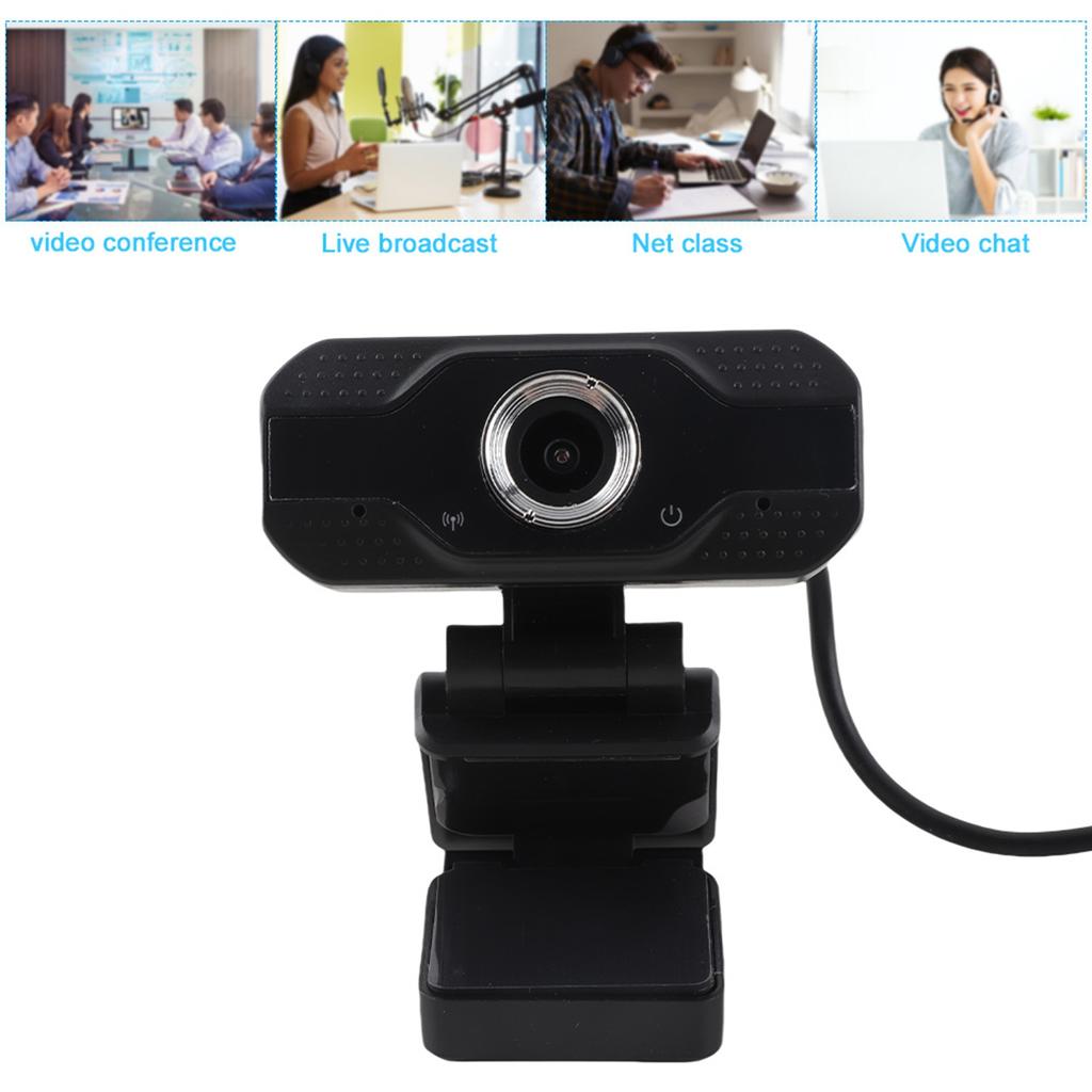 HD USB Camera with Microphone Autofocus PC Accessory for Computer Live Webcast