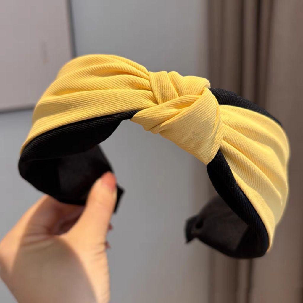 Women's Retro Wide Headband: Versatile Hair Clip for Washing Face & Masks
