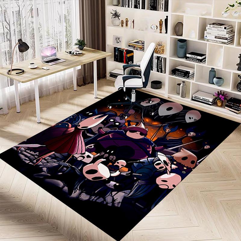 1pc Shadowy Figures Gather Carpet for Playroom Bedroom Living Room Sofa Home Decor,kids Game Area Rug Non-slip Floor Mat Y8263