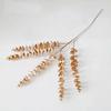 Eucalyptus Leaf Gold Fan Leaf Accessories Plastic Simulated For New Year Wedding Decorations Flower Arrangement