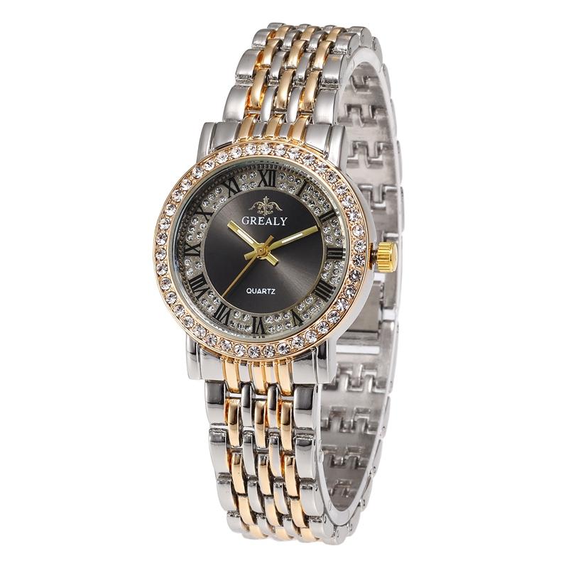 New Fashion Women Watches Stainless Steel Watch Clock Couple Watch Roman Scale Men Wristwatch Relogio Feminino Lovers Gift Watch