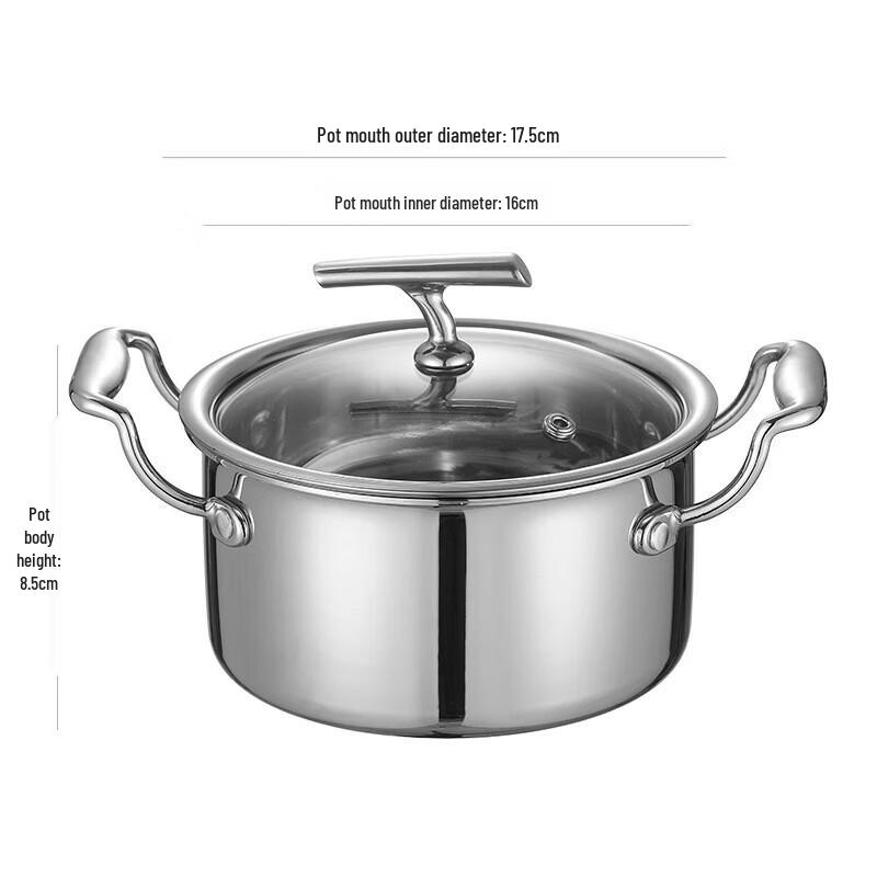 304 Stainless Steel Personal Hot Pot
