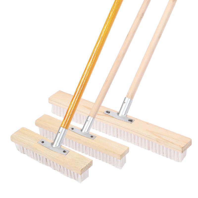 Long Handle Stiff Bristle Floor Brush for Cleaning Pavement and Removing Moss