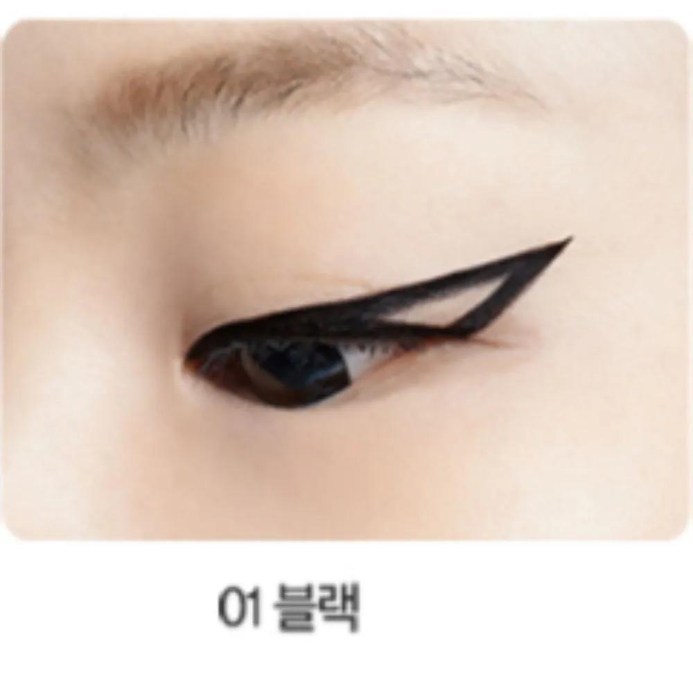 The Saem Eco Soul Liner Powerproof Tank 01 Black x2