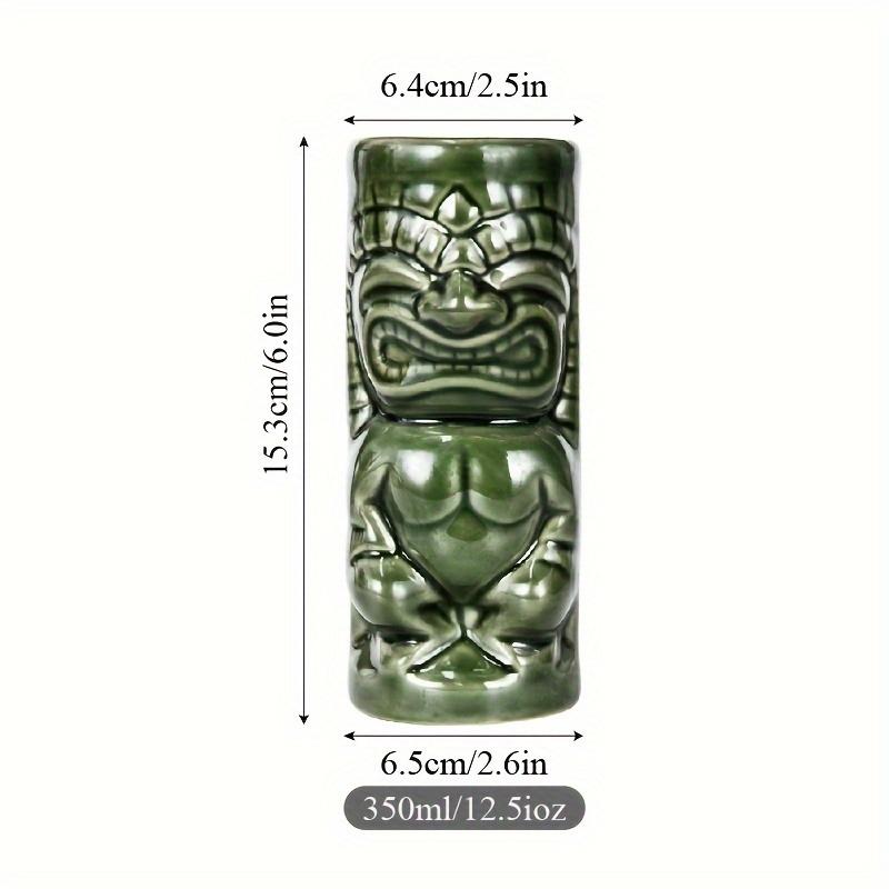 

1 шт. 350 мл кружка для коктейлей летняя кружка для напитков тропическая тики экзотическая керамическая кружка для питья с гавайским принтом премиум-класса подарочная посуда