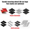 1Pcs For Swift Vitara Samurai Baleno Alto Antelope SX4 3D Car Steering Wheel Center Badge Stickers Auto Decal Accessories