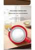 Wanlida Red Stainless Steel Smart Electric Kettle with Double-Layer Anti-Scald Insulation and Constant Temperature Control.