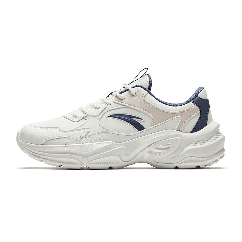 

Anta Millennial Generation Slip Resistant, Abrasion Resistant, Breathable Low top Casual Shoes Men s White Blue 912538826-6 40.5