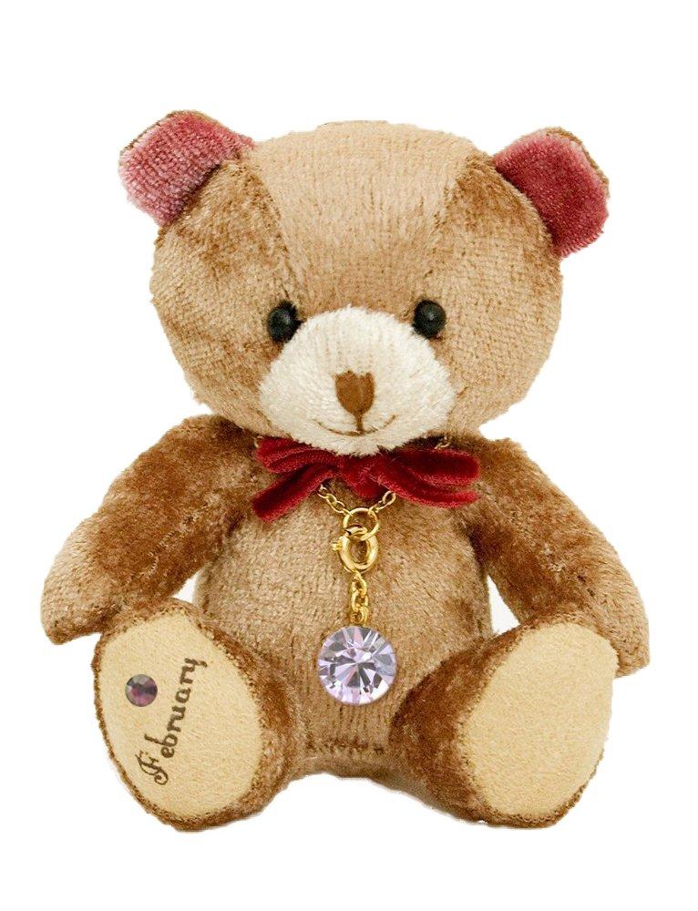 

Petit Lou Mini Bear Angel Crystal (February)