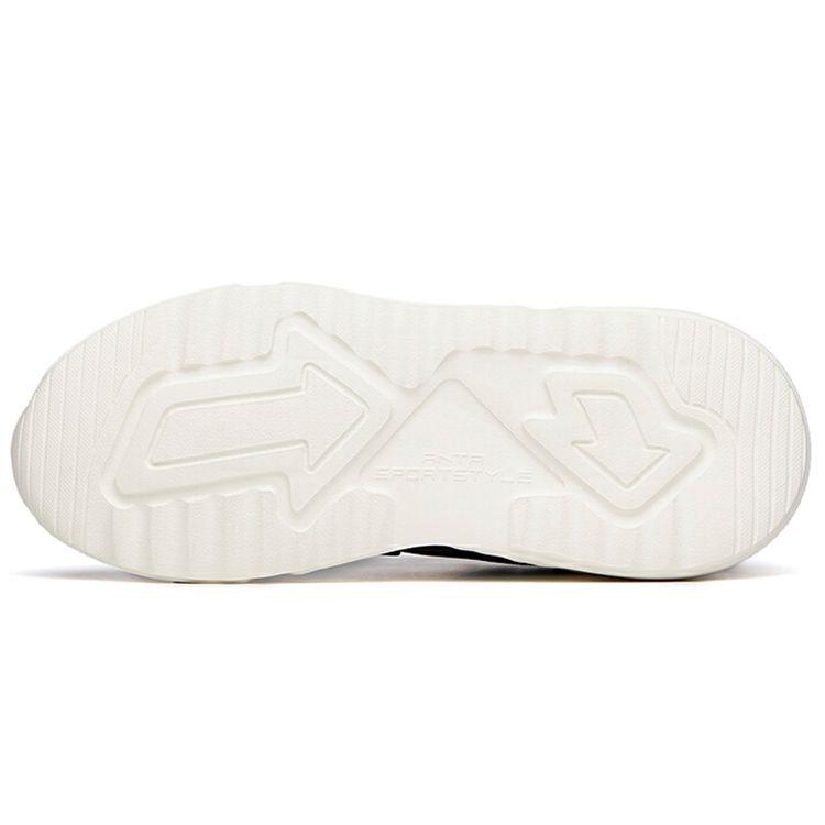 Anta Lifestyle Series Wear-Resistant Non-Slip Low-Top Casual Sports Shoes Women Sneakers Black White 122138862-4
