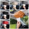 Magnetic Design Sun Visor Storage Luxury Style Auto Ceiling Holder Magnetic Tissue Box  Home Use