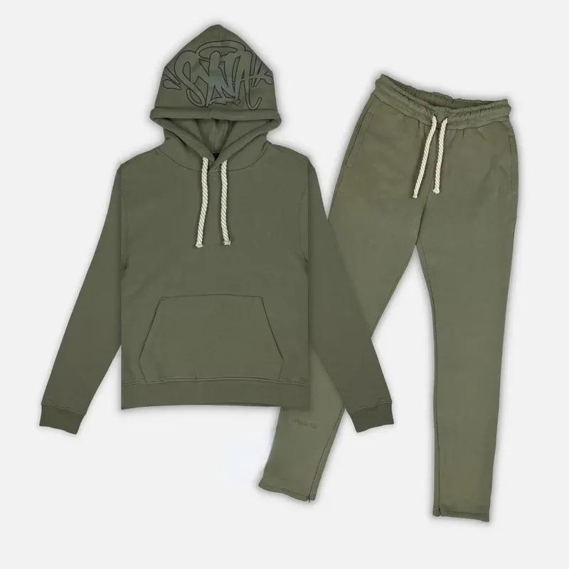 Synaworld Zweiteiler-Set aus Hoodie und Jogginghose, Y2k-Buchstabenstickerei, übergroßer Hoodie-Jogginghosen-Satz