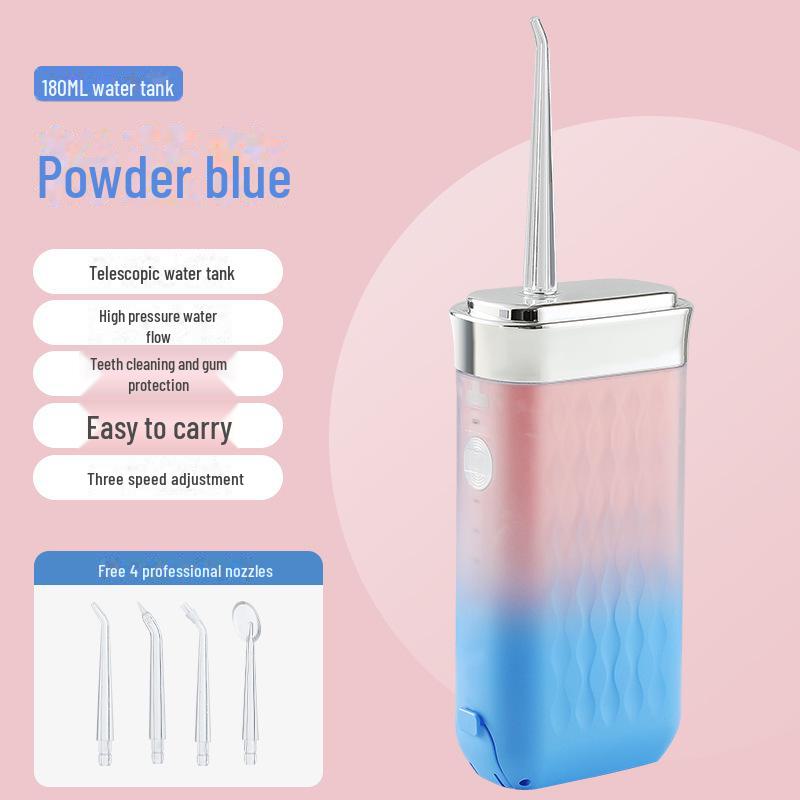 

Портативный интеллектуальный ирригатор полости рта - очиститель полости рта и мини-устройство для удаления зубного камня розовый