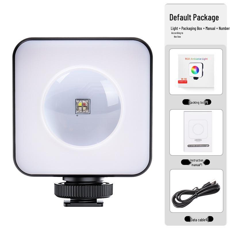 8VLOGLITE W-S6 Mini RGB Magnetic Pocket Sunset Fill Light for Live Broadcasts