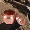 Copper pot, stock pot with lid, single cookware, non-stick, small copper pot,