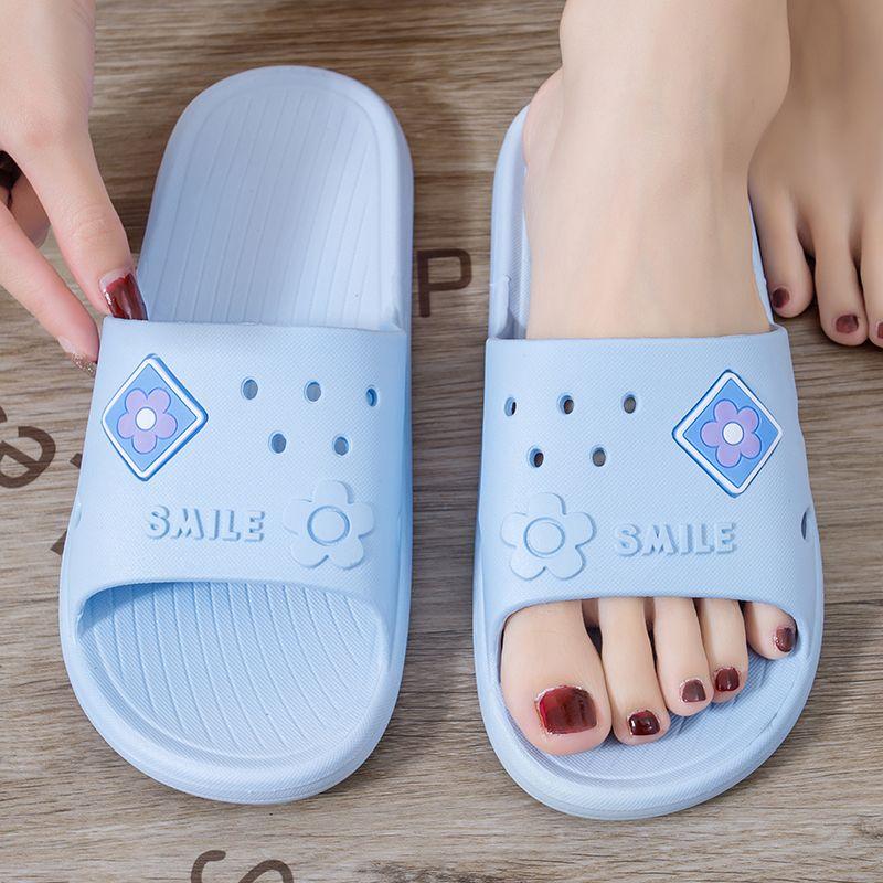 Damen Sommer Hausschuhe sind modisch, rutschfest, leicht, geeignet für Zuhause und den Innenbereich im Badezimmer. Damen Hausschuhe kühl und bequem.