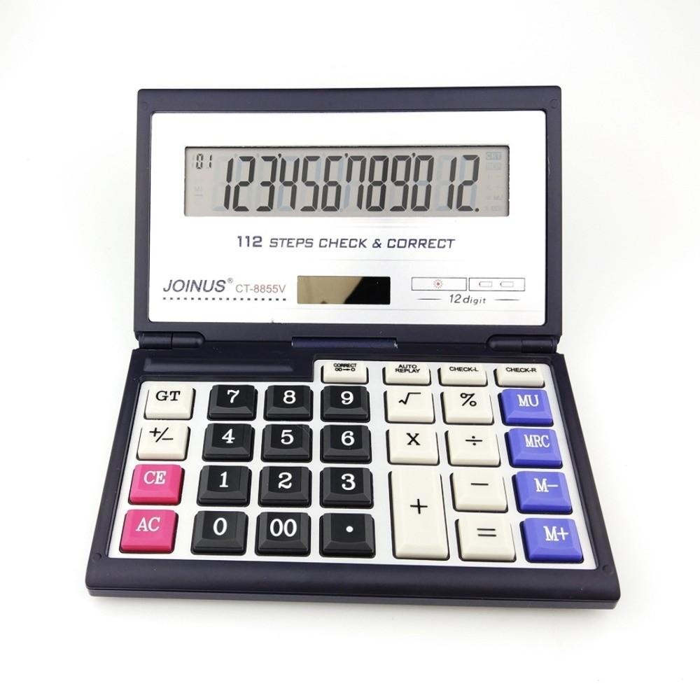 Foldable Folding Flip Calculator Portable Financial Office Calculator Solar Calculator  Business