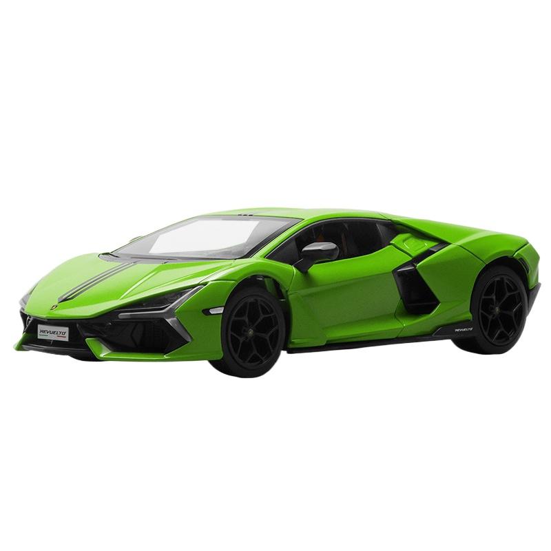 1/24 Lamborghini Revuelto Super Sports Car Diecast Model Metal Car Collection Level Home Trendy Toys Ornaments Hobbies Boyfriend