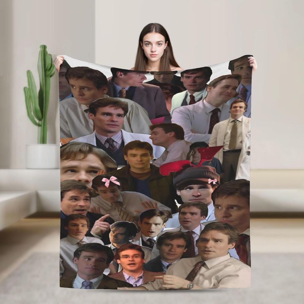 Dr. Gregory House Television Poster Blanket Warm Soft Plush Bedding Throws For Bedroom Travel Office Flannel Bedspread Bed Cover